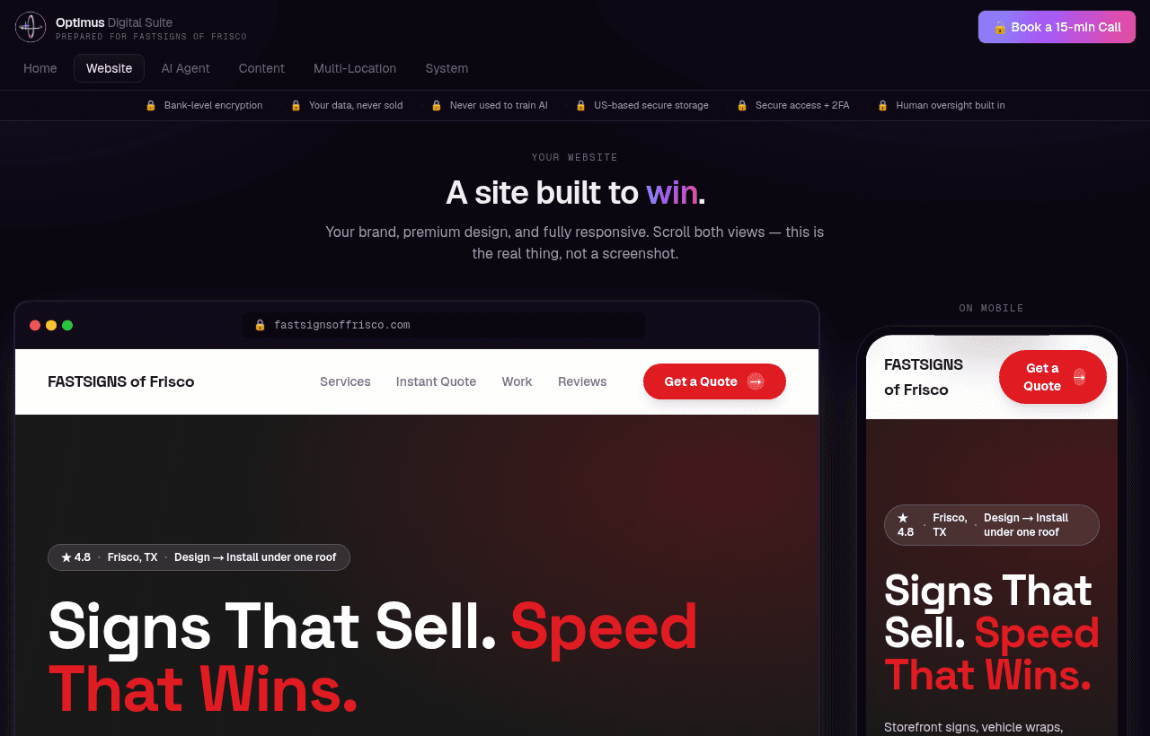 FASTSIGNS of Frisco demo